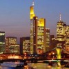 The city of Frankfurt Skyline