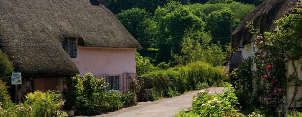 I cottage della campagna del Devon