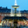 A fountain in the city of Stuttgart