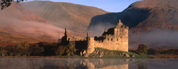 Castillo de Kilchurn en Escocia