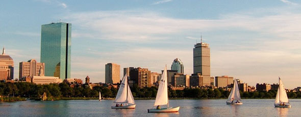 The Boston City Skyline