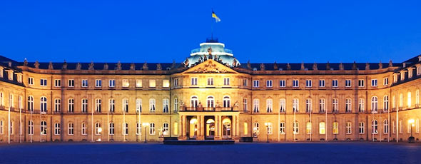 Le palais Neue Schloss de Stuttgart