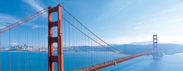 The San Francisco Golden Gate Bridge