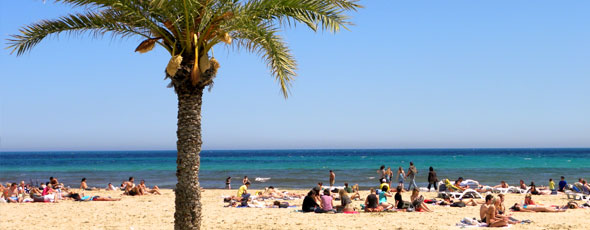 La plage de Alicante