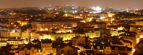 La città di Lisbona