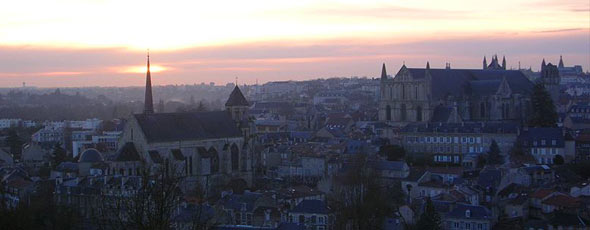 City skyline of Poitiers by Gregory Lheritier