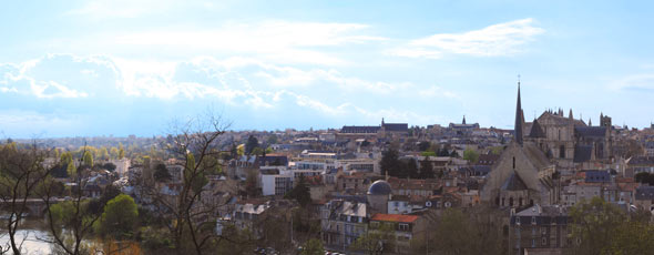Panorama of Poitiers by Arseni Mourzenko