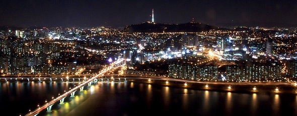 Seoul at night by Charles Lam
